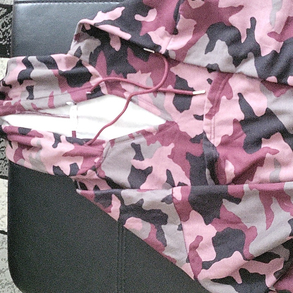 Hooded sweat shirt dress